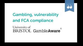 Gambling, vulnerability and FCA compliance