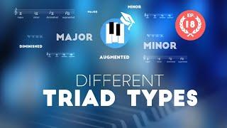 Different Triad Types - Music Theory Lessons