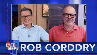 Rob Corddry Prepared For The Lockdown With His "Daily Show" Hand-Cranked Radio