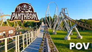 Pantheon Front Row POV Busch Gardens Williamsburg Intamin Multi-Launch Coaster
