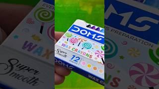 DOMS : Wax Crayons Unboxing  #shorts