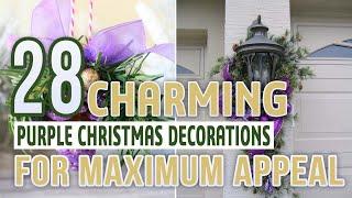 28 Charming Purple Christmas Decorations For Maximum Appeal