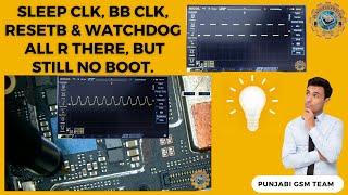 SLEEP CLK, BB CLK, RESETB & WATCHDOG  All are There, But Still No Boot. Handset Repair by PGT.