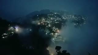 Mussoorie night view.