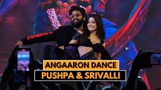 Angaaron Dance By Pushpa & Srivalli | Pushpa 2: The Rule | Rashmika Mandanna | Allu Arjun | Angaaron