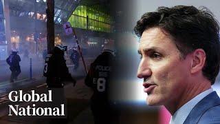 Global National: Nov. 23, 2024| Trudeau condemns violent anti-NATO protests in Montreal