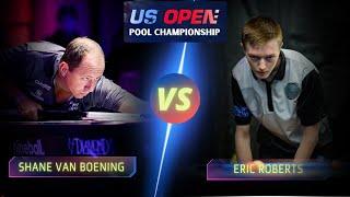 SHANE VAN BOENING VS ERIC ROBERTS | 2024 US OPEN POOL CHAMPIONSHIP #billiards #nineball #9ballpool