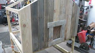 Chicken Coop pallet wood part 1