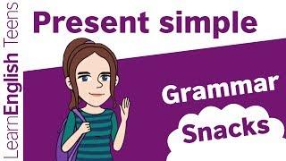 Present simple tense - English grammar lessons