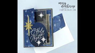 Stampin Up//Night Divine//Stars At Night//O Holy Night//2 4 6 8 fold//Sneak Peek//Sep-Dec 2023 Mini