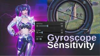 Bgmi gyro sensitivity settings new update #bgmi #battlegroundsmobileindia #gyroscopesensitivity