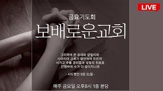 보배로운교회 실시간 금요기도회 [25.06.13]