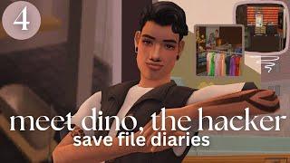 city lore, burger spot & thrift store, grungy apartment decorating +more | save file diaries #sims2