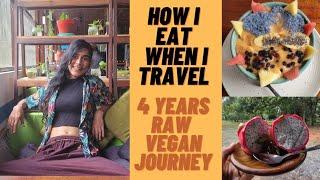 Healthy Food Tips while Traveling - Vegan| Raw Vegan