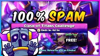 CLASH OF TITANS CHALLENGE in CLASH ROYALE!