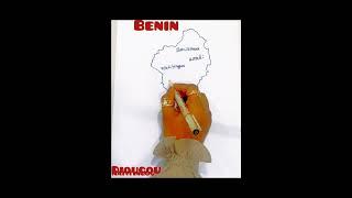 Comment dessiner une carte du Bénin étape par étape#How to draw map of Benin step by step# Easy way