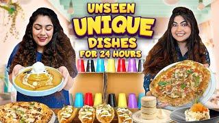 MATCH THE CUPS to WIN Unique Dishes for 24 hours Food Challenge ft. Thakur Sisters!