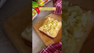 Quick & Tasty: Garlic Bread with Khushi's Garlic Magic Seasoning!  #shorts