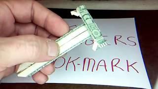 Texas Rangers Money Origami T Bookmark Dollar Design © #DrPhu