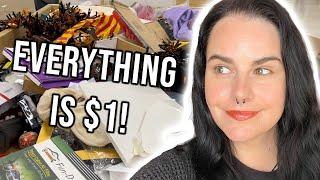 dollar day at the amazon return bins + digging through storage (vlogmas day 5)