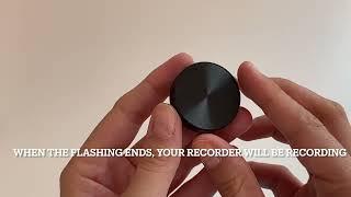 DuckDik Q37 Tutorial. Mini Professional Voice Recorder. (English)