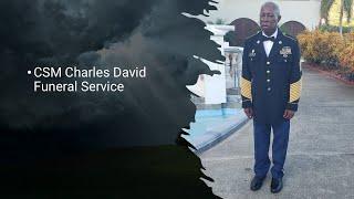 CSM Charles David Funeral Service