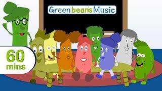 Shapes, Colors, Numbers + much more | Fun videos | Compilation | Green Bean's Music