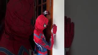 Spiderman is so dramatic #shorts #trending #tiktok #spiderman #superhero #superman #marvel