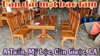 Bộ Bàn dài bao lam phổ thông giá 27 của a Tuấn ở Cần Giuộc, LA