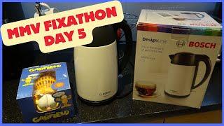 MMV November 2024 Fixathon Day 5 - Garfield Massager & Bosch Kettle that doesn't Stay On