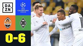 Furiose Fohlen zerlegen Schachtjor: Donezk - Gladbach 0:6 | UEFA Champions League | DAZN Highlights