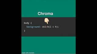 what does the CSS color oklch stand for 