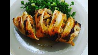 ФАРШИРОВАННЫЕ КАЛЬМАРЫ(это очень вкусно) /STUFFED SQUID (it's very tasty)