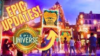 Universal Epic Universe UPDATE: NEW WANDS, FIREWORKS & FINAL CONSTRUCTION PROGRESS!