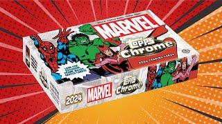 MARVEL TOPPS CHROME! Opening a 2024 Topps Chrome Marvel Hobby Box!