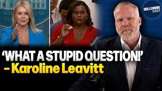 Karoline Leavitt ATTACKS BLACK REPORTER For Asking Question About Freedom!!!
