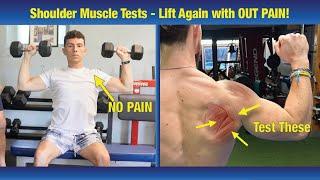 NO MORE Shoulder Pain Benching & Pressing! - Muscle Tests to Know you are Ready