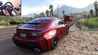 2015 Lexus RC F - Forza Horizon 5 ( Steering Wheel + Shifter ) Gameplay