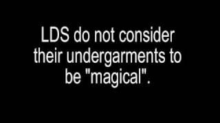 Re: "Magic" Mormon Underwear?