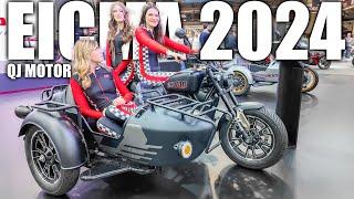 The new QJ MOTORCYCLES 2025 motorcycles - EICMA Italy