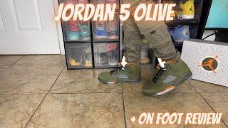 Air Jordan 5 Olive Review + On Foot Review & Sizing Tips