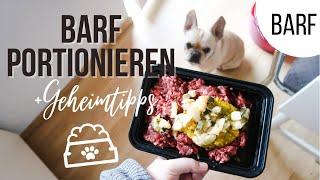 BARF PORTIONIEREN | GEHEIMTIPPS BEIM BARFEN | Buchempfehlung