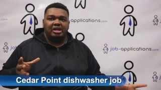 Cedar Point Interview - Dishwasher