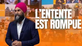 L’entente est rompue