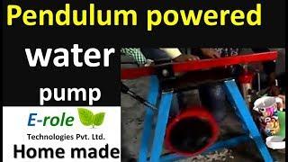 Pendulum Water pump B.tech mechanical Engineering project