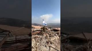 Israel RAISES Flag in Lebanon for first time in 24 years. #israel