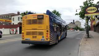 (iPhone X Test Video) 2017 New Flyer XN40 #693 on the Bx17 at Fordham Road and Arthur Avenue