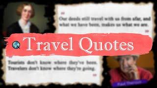 Inspirational Travel Quotes and Sayings - 4K - Travel While You Can