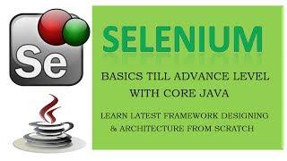 Lecture 1 - Core Java Introduction - Java essentials for Selenium