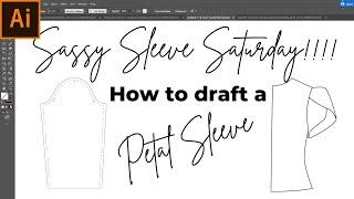 How to Flat Pattern a Petal Sleeve - Computer Pattern Drafting